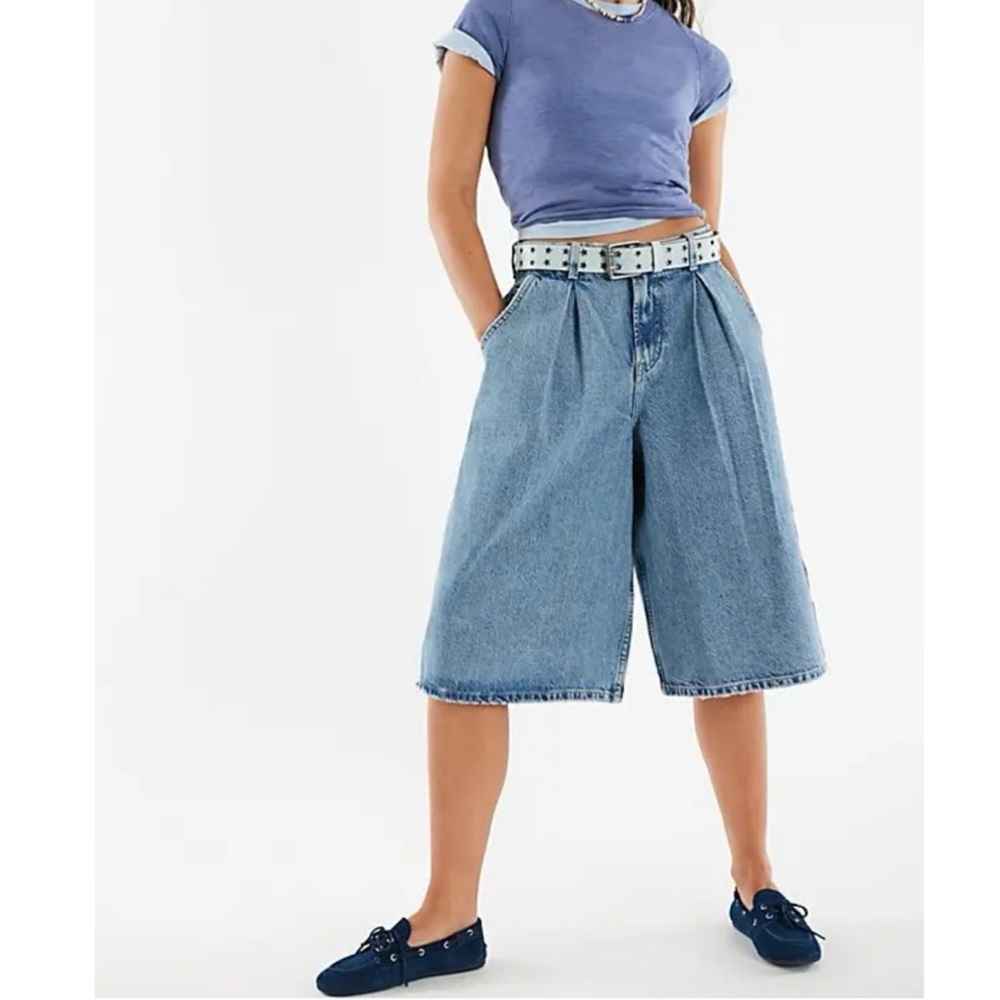 Free People CRVY Antonia Culotte Crop Size 28 - Picture 6 of 15